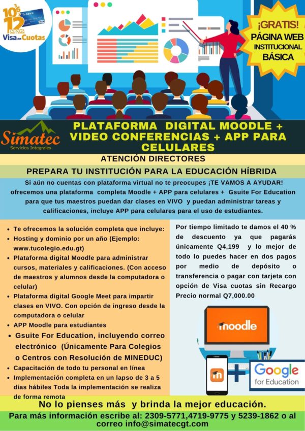 Plataformas Educativas en Guatemala - Moodle