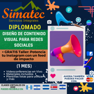 Diplomado: Diseño de Contenido Visual Para Redes Sociales + GRATIS Taller Potencia tu Instagram con un feed de impacto