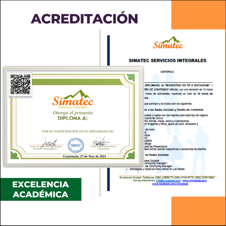 Diploma - Acreditación - Simatec