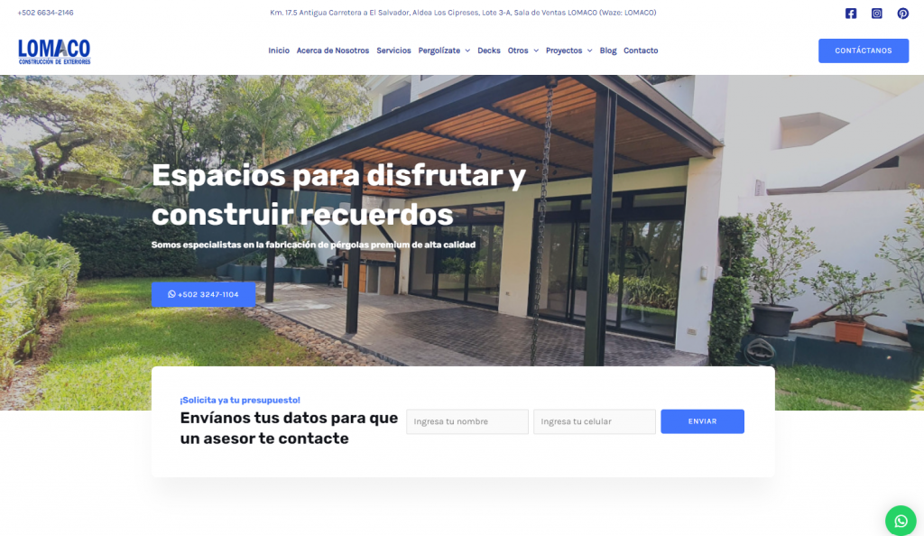 Página Web - Simatec Servicios Integrales