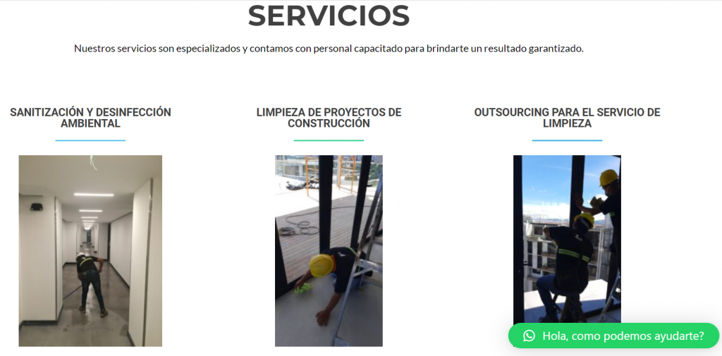 Página Web - Simatec Servicios Integrales