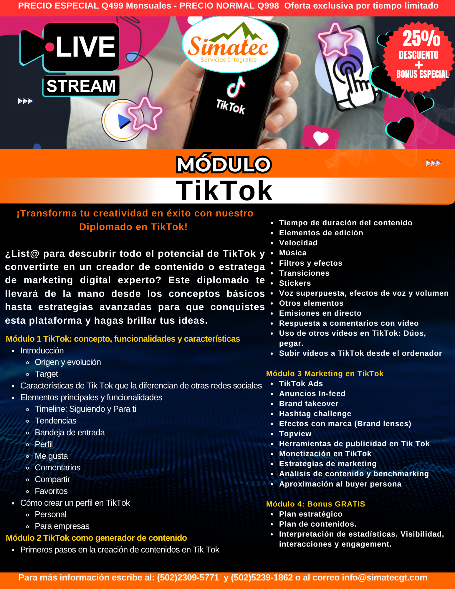 Diplomado Marketing en Redes Sociales Desde Cero: “Facebook, Instagram y TikTok” + Creación de Contenido Usando IA - Imagen 4