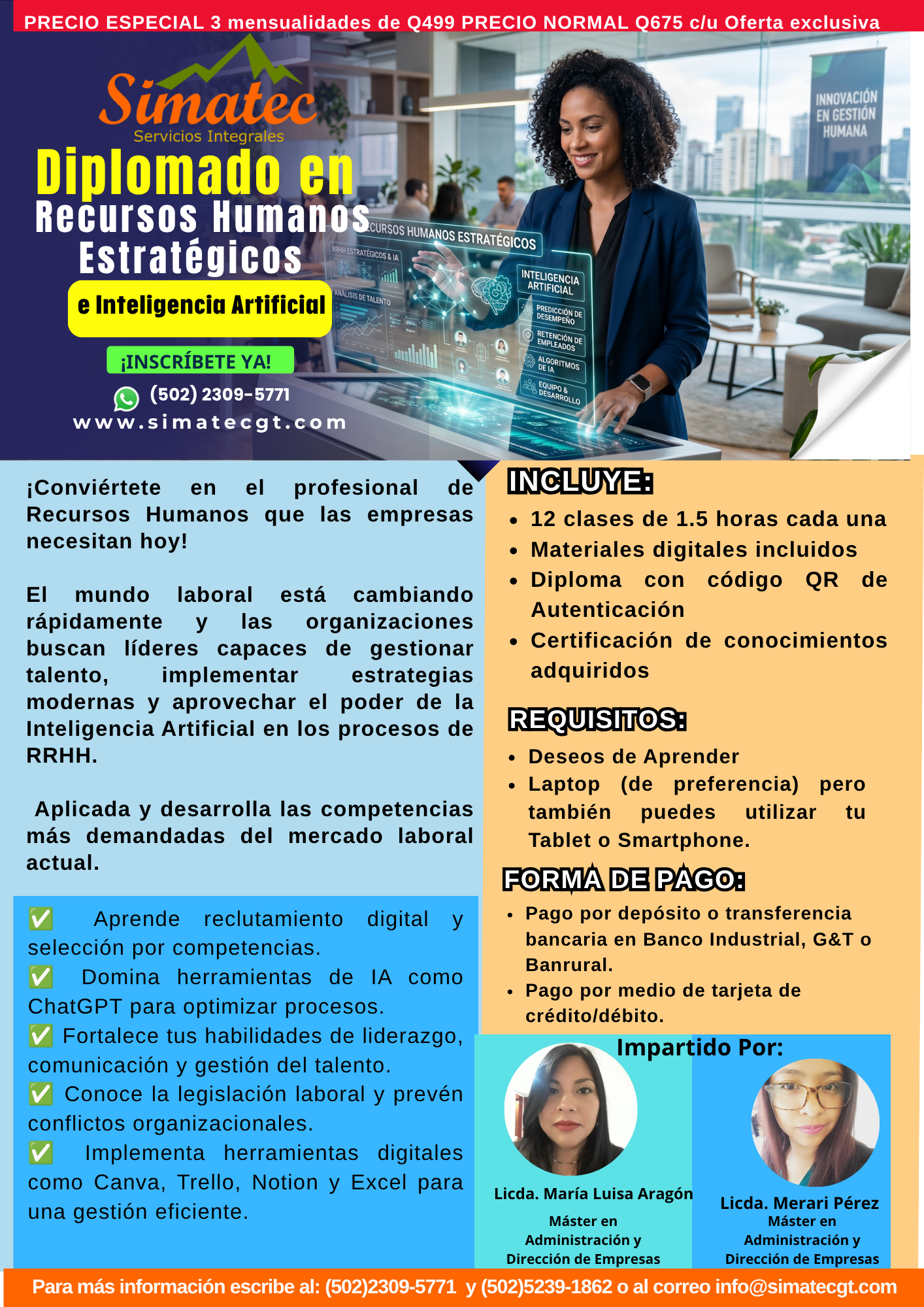 Diplomado en recursos humanos estratégicos e inteligencia artificial